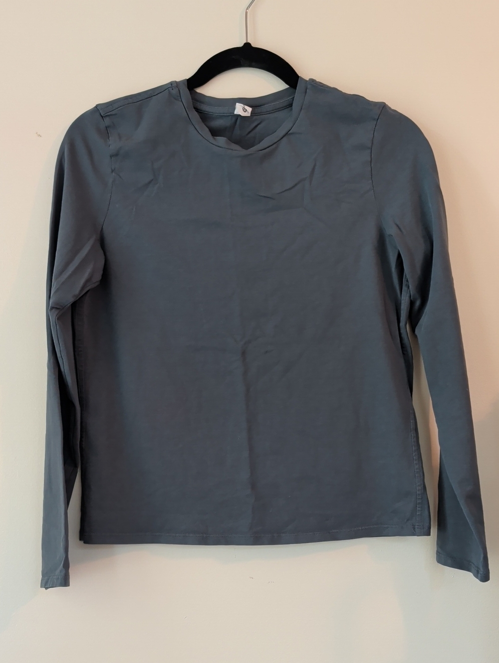 lululemon athletica Long Sleeve Crew Tee in Slate Blue-Gray